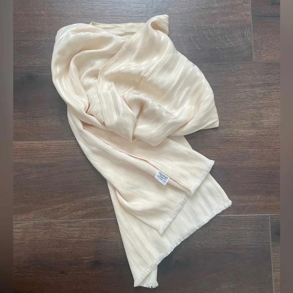 VINTAGE Christian Dior 100% Silk Scarf